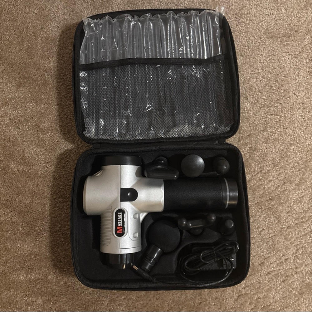 Therapy Muscle Massage Gun Electric Deep Tissue Fascia Body Massager Pain Relief